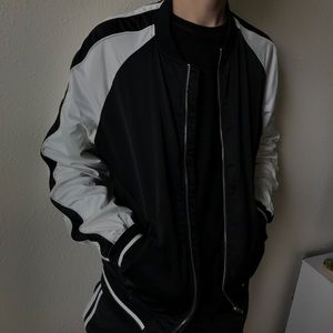 satin bomber jacket
